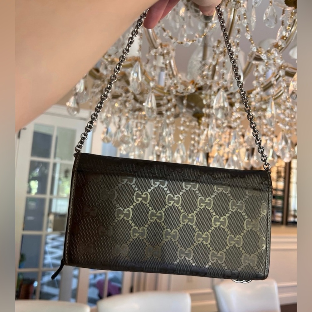 Authentic Gucci Imprime Wallet on Chain - Picture 2 of 12
